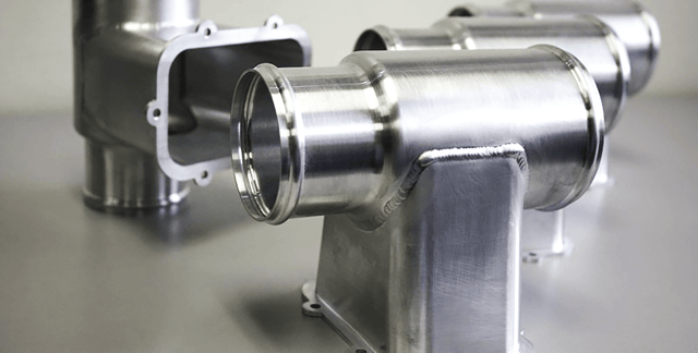 aluminum duct assembly welded by NADCAP approved welders